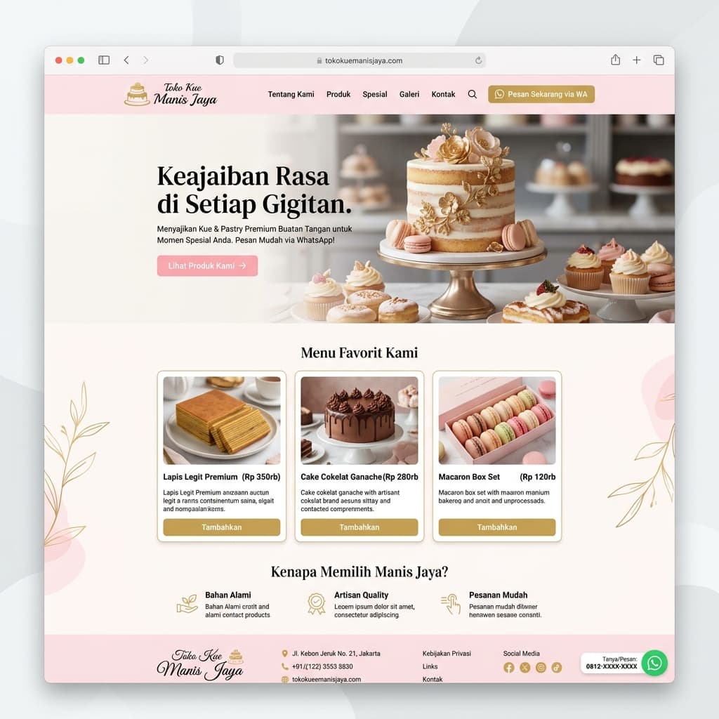 Toko Kue Manis Jaya